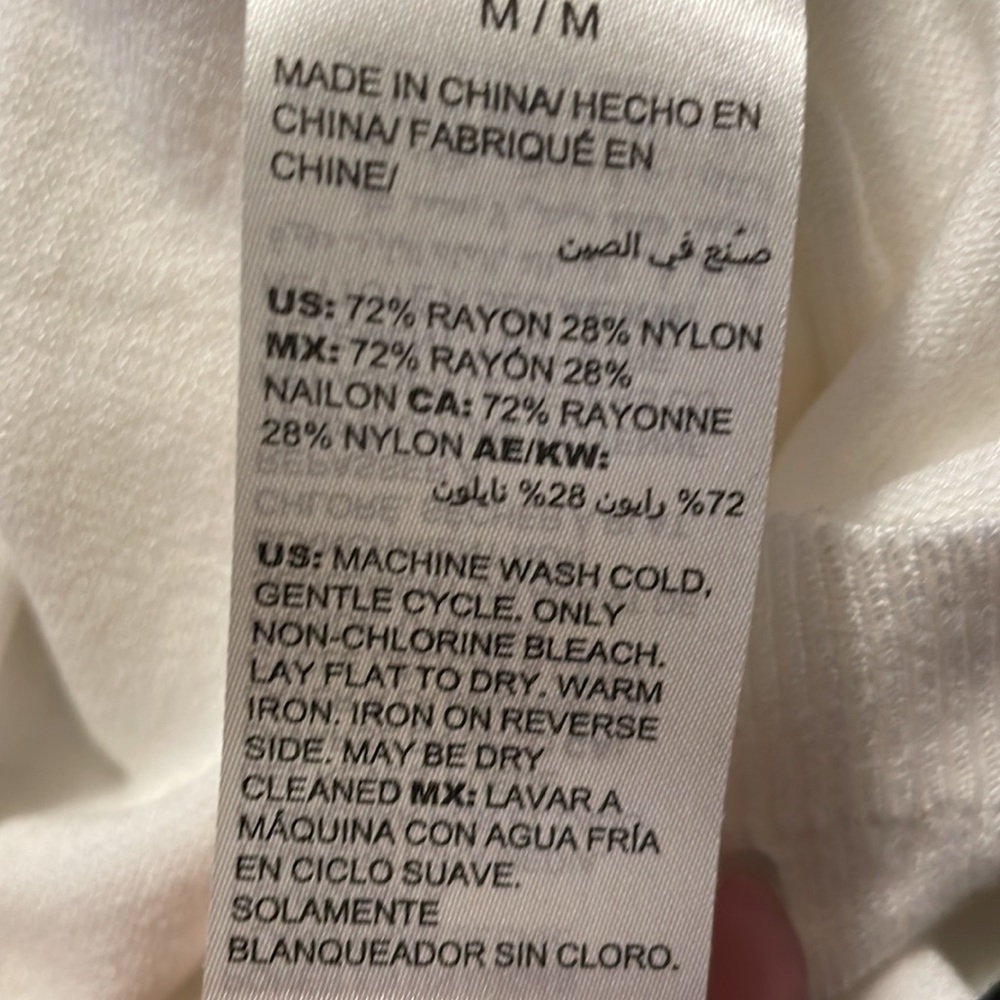 WHBM Ecru tie-back sweater tank with pearl back - Picture 8 of 8